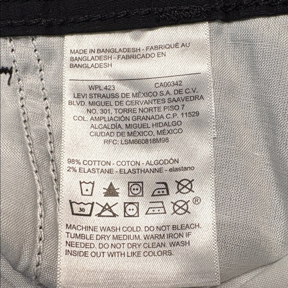 Denizen from Levi's Black Cargo Shorts Men’s SZ 34 - Picture 10 of 11